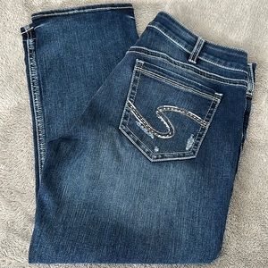 Silver Jeans 30 Suki Capri